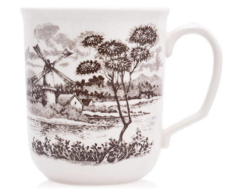Claytan Windmill Brown Mug