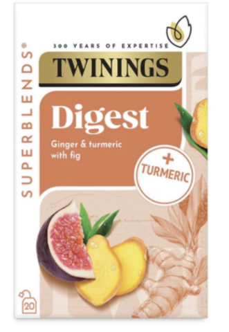 Twinings Superblends Digest - Ginger & Turmeric Herbal Infusion