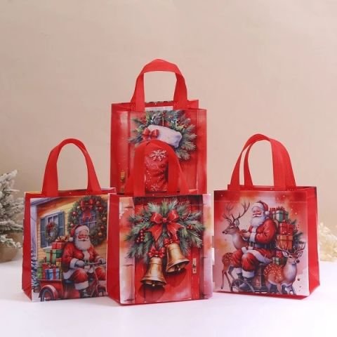 LWP Shop Dörtlü Yeni Yıl Poşetleri - PU Malzeme