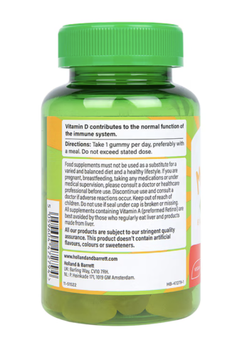 Holland&Barret Kids Multivitamin 60 Gummies