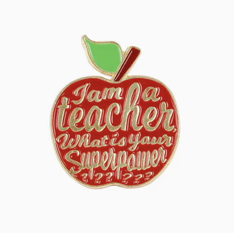 LWP Shop UK Teacher Broş