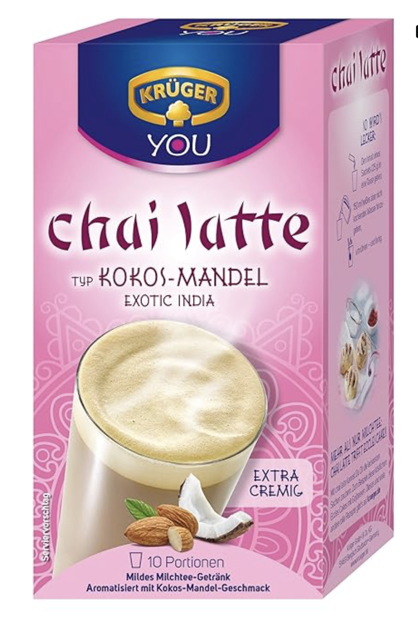 KRÜGER Chai Latte Exotic India Type Coconut Almond