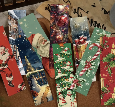 LWP Shop Noel Temalı 10'lu Kitap Ayraçları