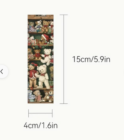 LWP Shop Noel Temalı 10'lu Kitap Ayraçları