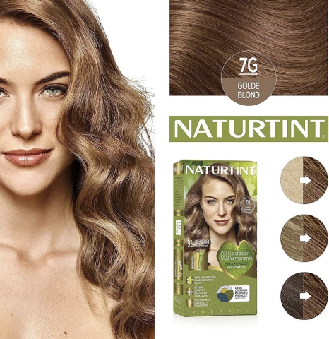 Naturtint 7G Altın Sarısı Doğal Saç Boyası