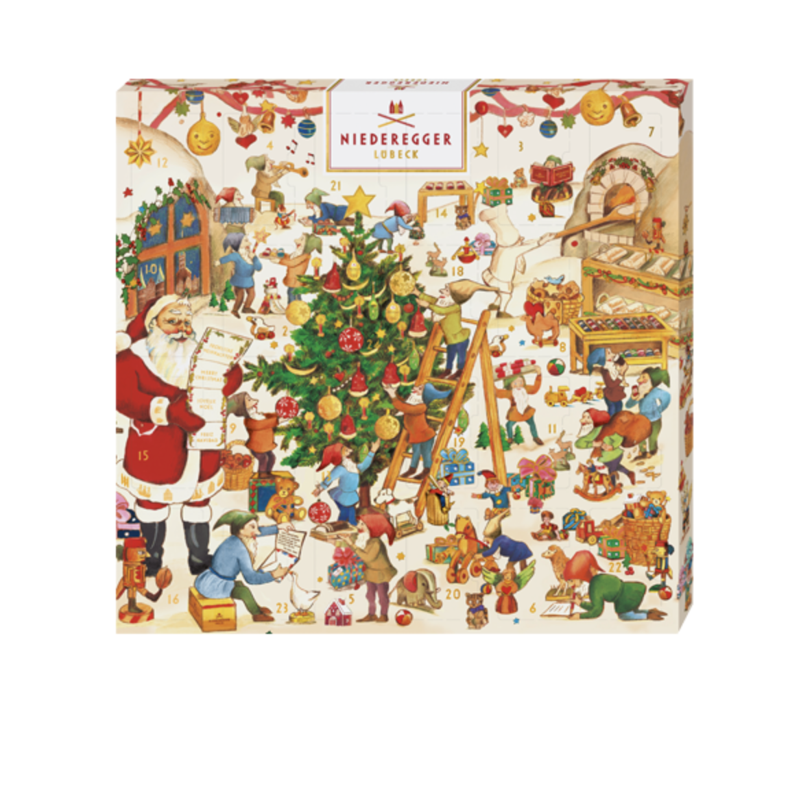 NIEDEREGGER Advent Takvimi Badem Ezmesi Çikolata
