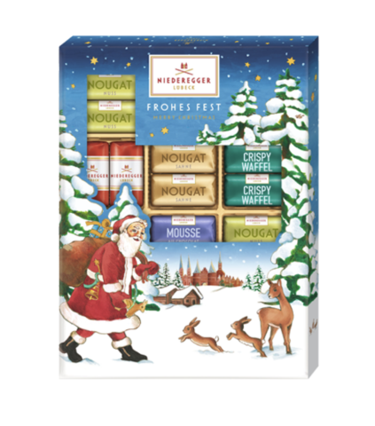 Niederegger Frohes Fest Karışık Marzipan Çikolata