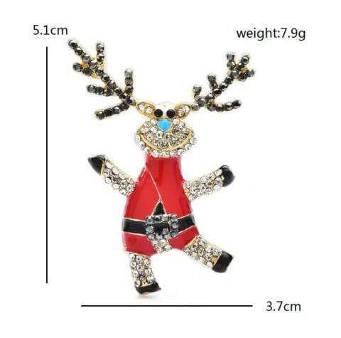 LWP Shop UK Shinny Reindeer Broş