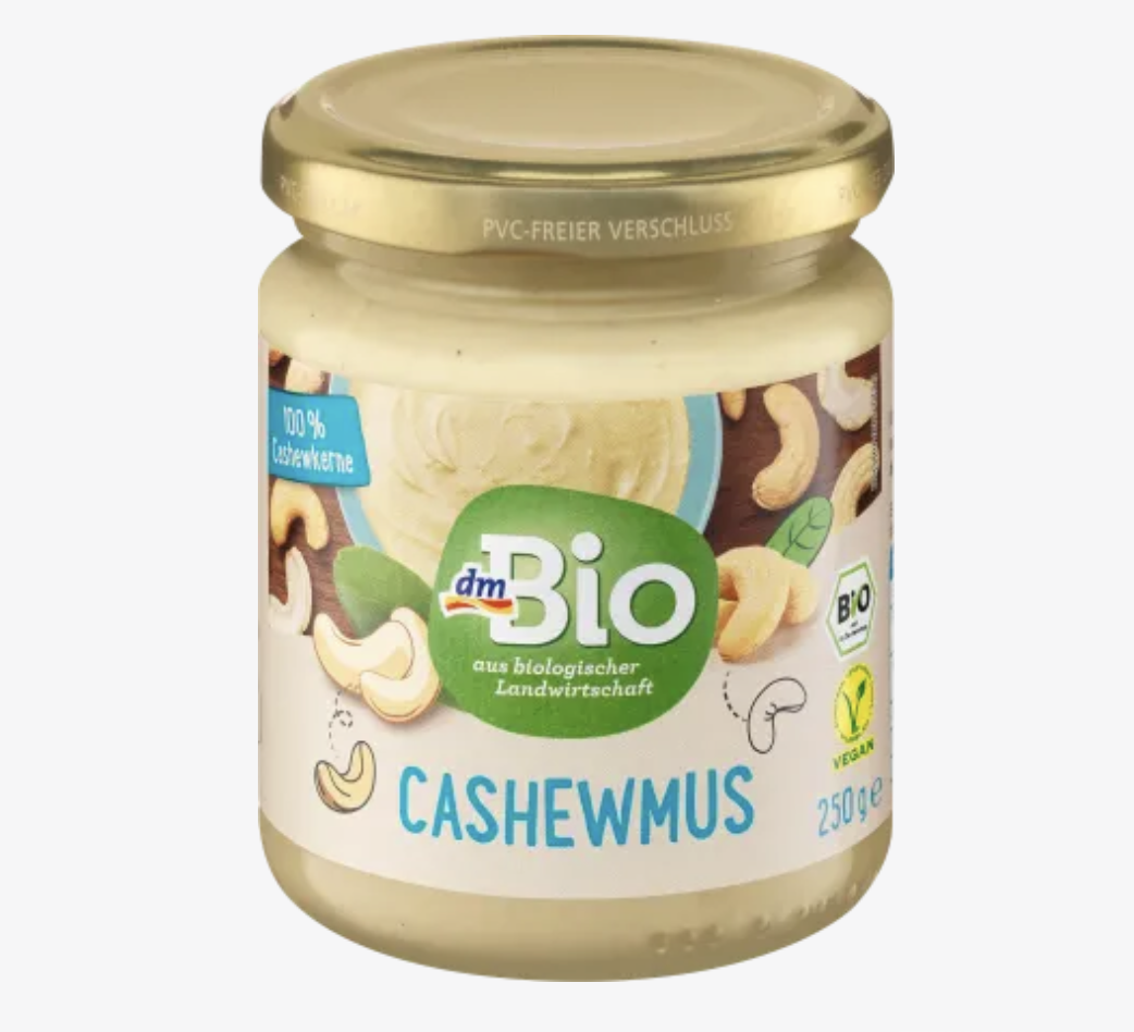 DM Bio Cashewmus Organik Kaju Ezmesi