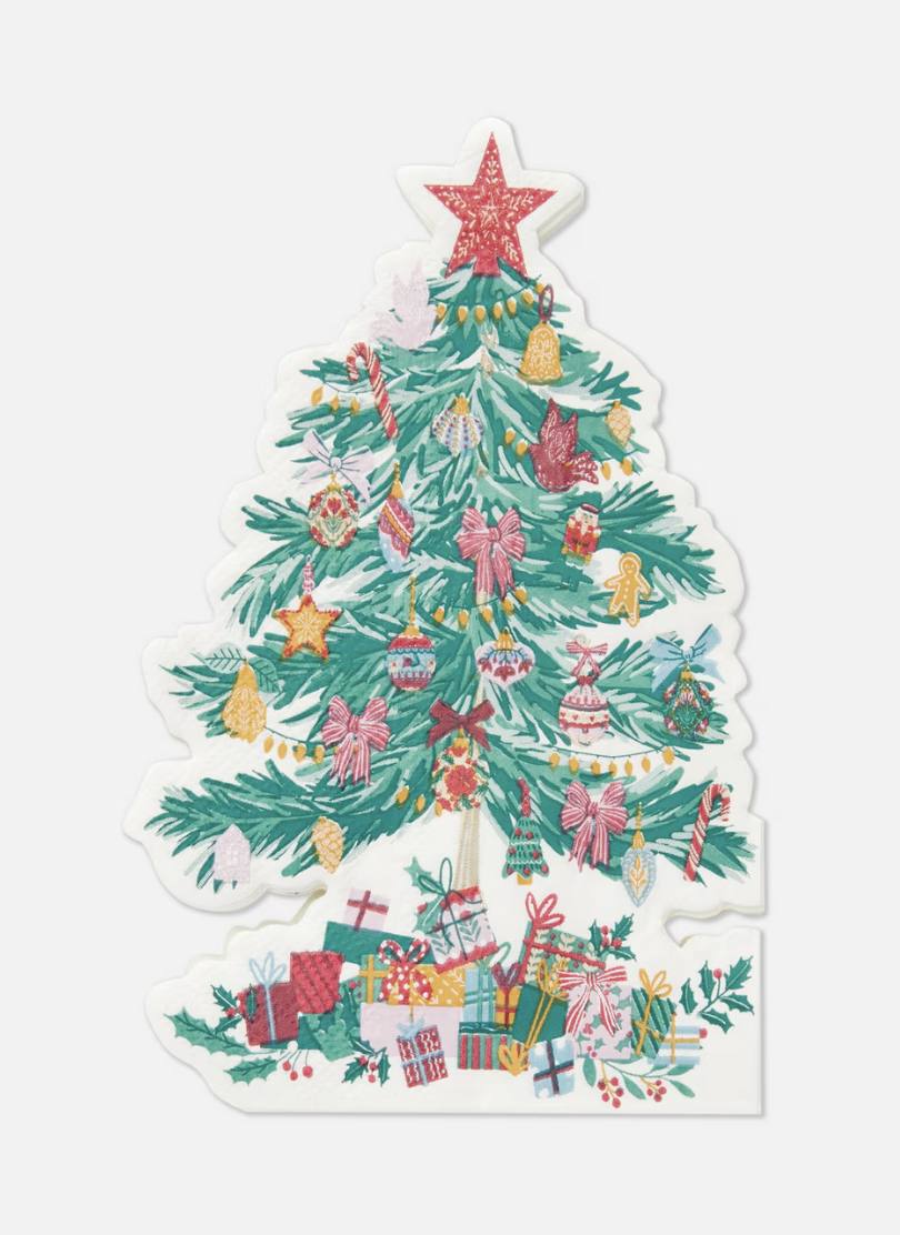 Primark Home Yeni Yıl Ağacı Şekilli Peçete 24'lü