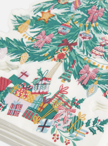 Primark Home Yeni Yıl Ağacı Şekilli Peçete 24'lü