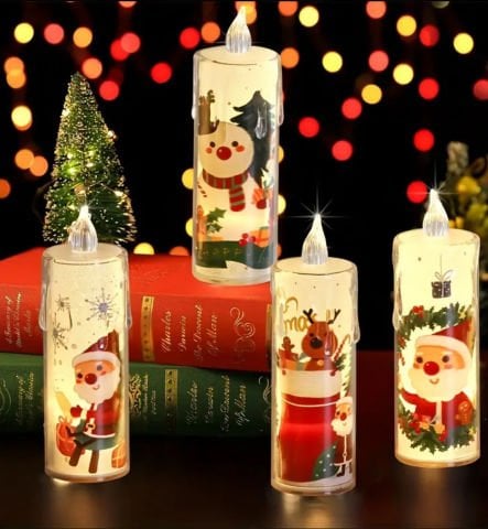 LWP Shop Dörtlü Led Mum Seti