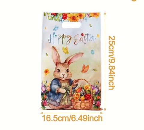 LWP Shop UK Tavşan Desenli Paskalya Ufak Torbalar
