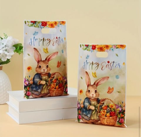 LWP Shop UK Tavşan Desenli Paskalya Ufak Torbalar