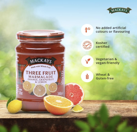 MACKAYS 3 FRUIT MARMALADE