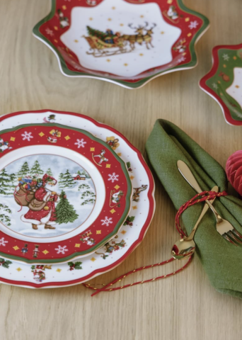 Hutschenreuther Happy Wintertime Red Set 4 parça