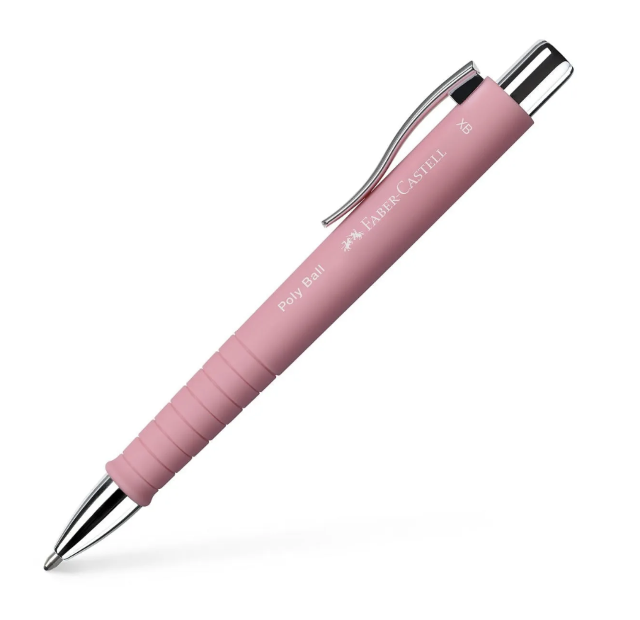 Faber Castell Tükenmez Kalem Poly Ball Ballpoint Pen XB Rose