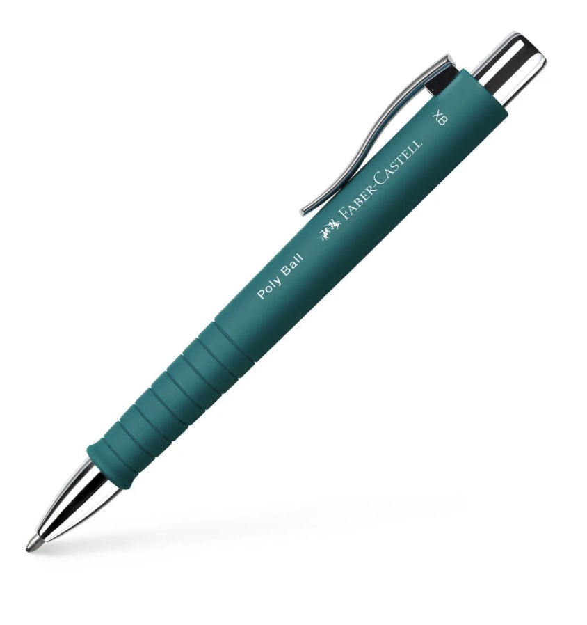 Faber Castell Tükenmez Kalem Poly Ball Ballpoint Pen Emerald Green