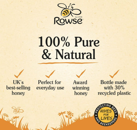 Rowse Dark And Rich Honey Bal