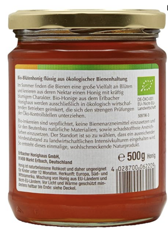 Erlbacher Honighaus BioGold Organik Çiçek Balı