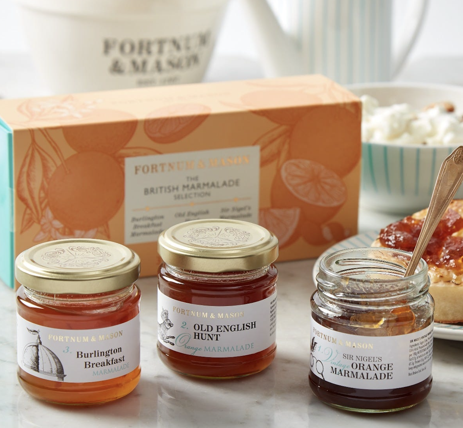 Fortnum's and Mason Marmalade Trio 3x100 gr