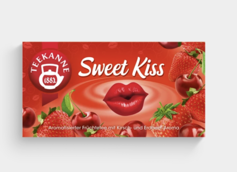 Teekanne Sweet Kiss Çilek ve Vişneli  Bitki Çayı