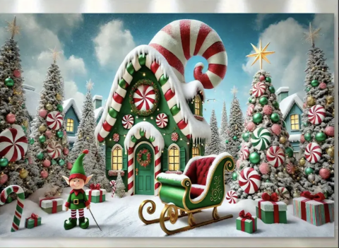 LWP Shop Home Rachel Christmas Baskısı