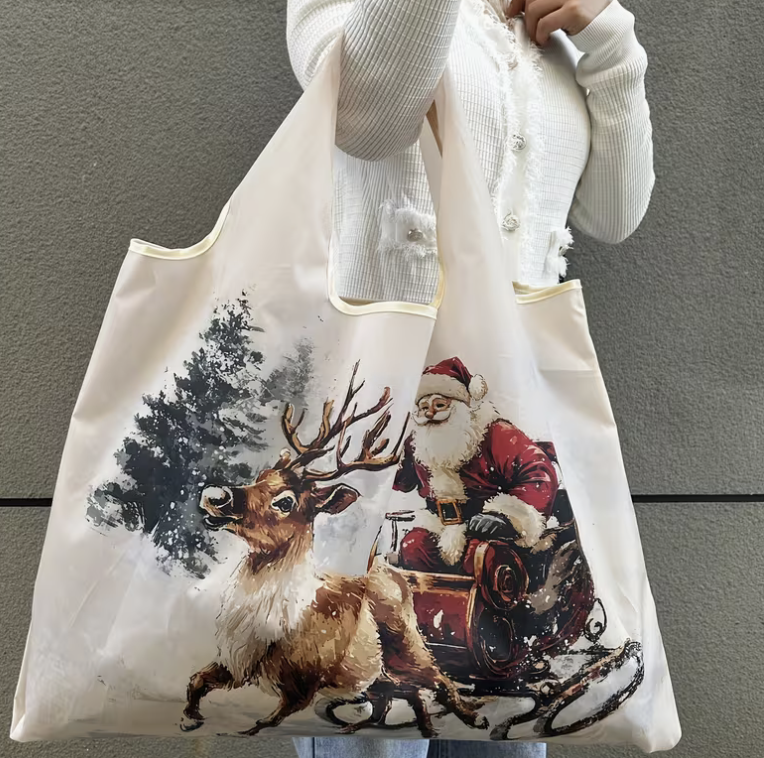 LWP Shop Geyikli Noel Baba Su Geçirmez Çanta