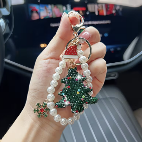 Pandan Designer's Tasarım Çam Ağacı Anahtarlık Yeşil