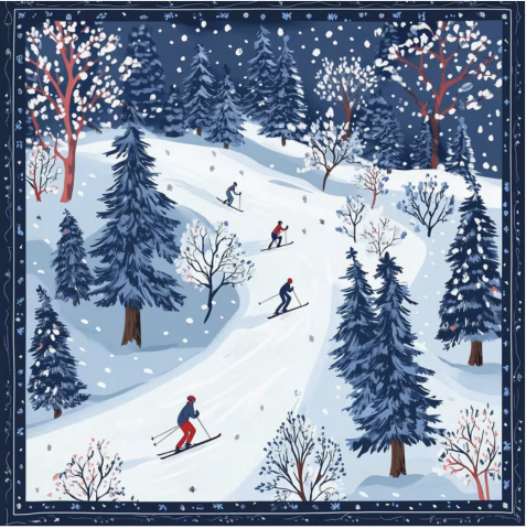 Pandan Designer's Winter Boyun Eşarp