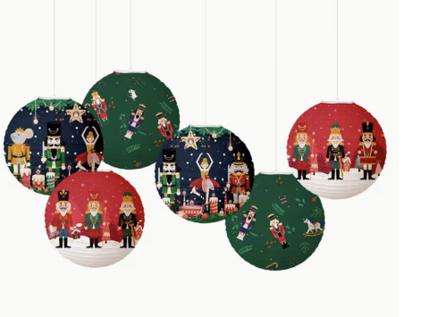 Pandan Designer's Üçlü Nutcracker Kağıt Balon