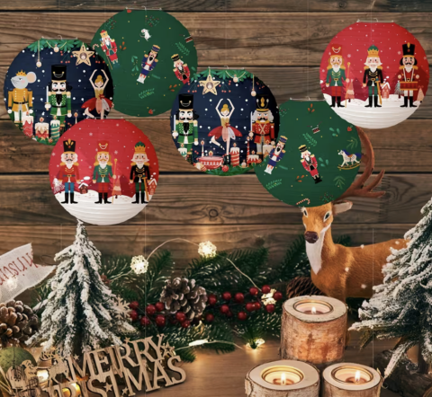 Pandan Designer's Üçlü Nutcracker Kağıt Balon