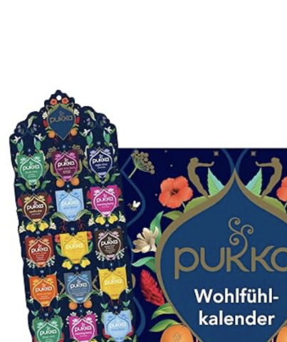 Pukka Organic Tea Gift Set, Advent Calendar Feel-Good Calendar