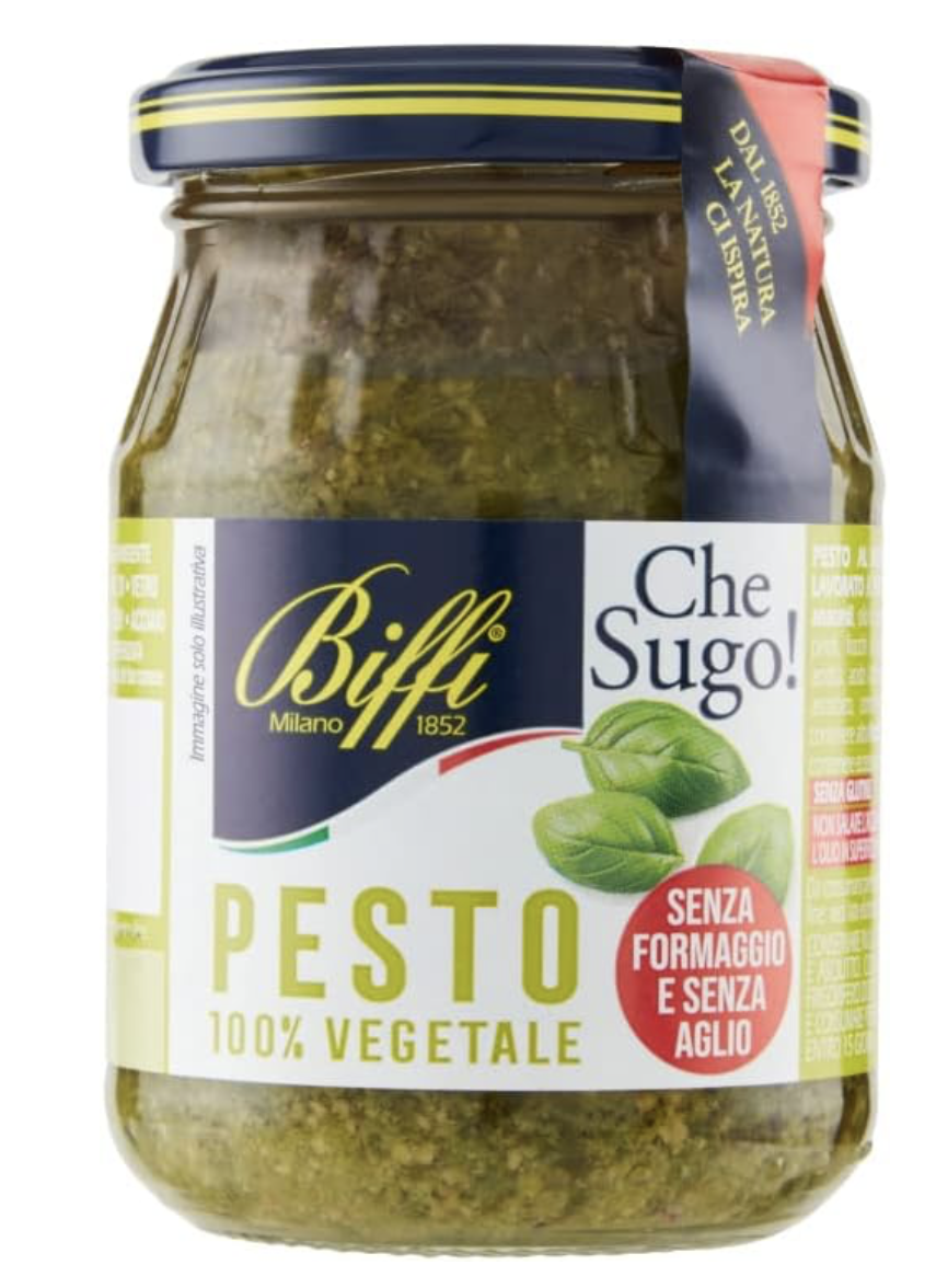 Biffi  100% Vegetable Pesto Cheese free