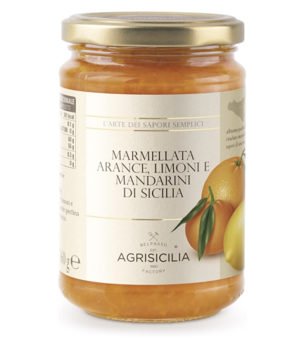 Agrisicilia Sicilian Citrus Jam : Oranges, Lemons and Mandarins