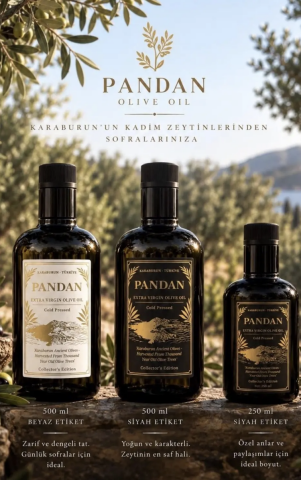Pandan Olive Oil Zeytinyağı Karaburun Saf Sızma 2 LT