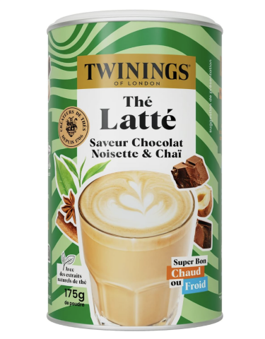 Twinings Latte Tea Chocolate Hazelnut Chai Powder